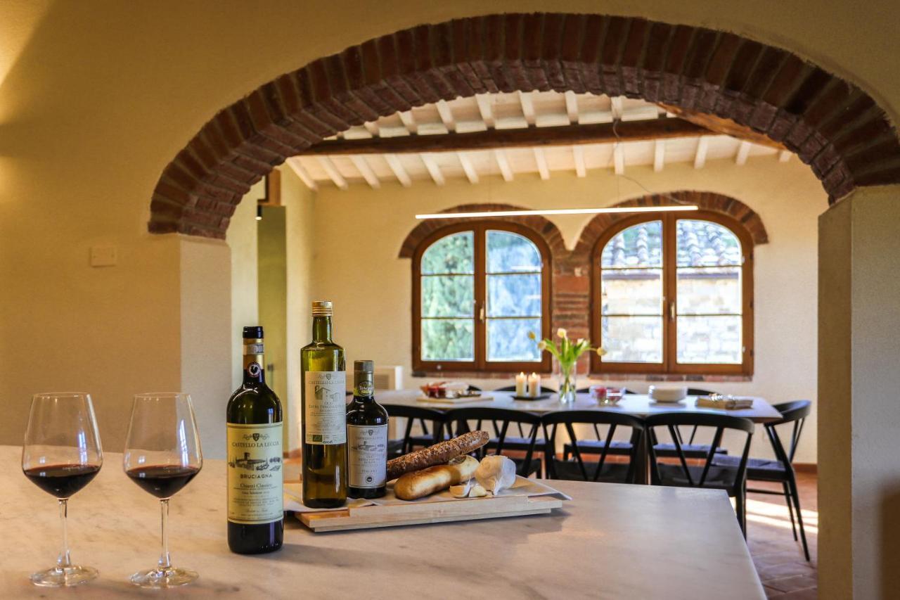 Castello La Leccia Villa Castellina in Chianti Eksteriør bilde